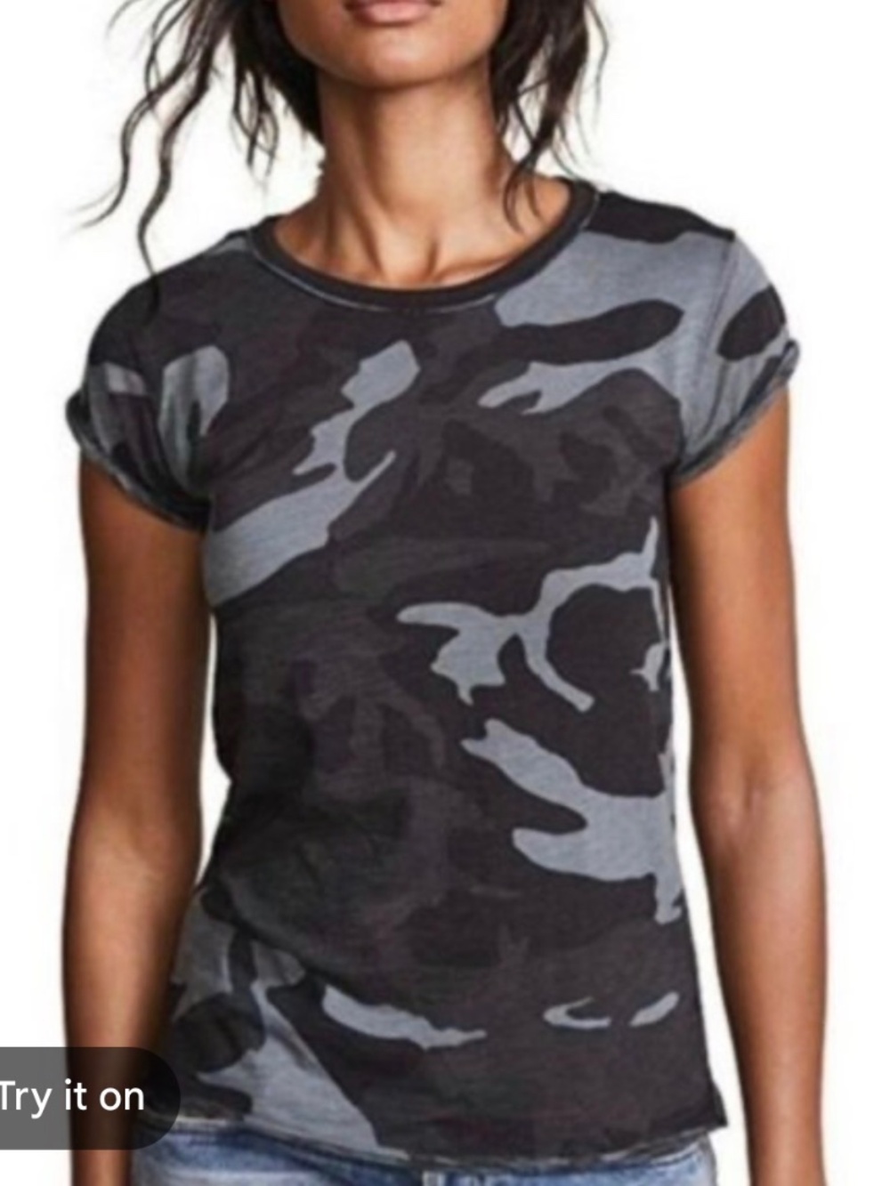 We the Free Clare Camo Tee - XS